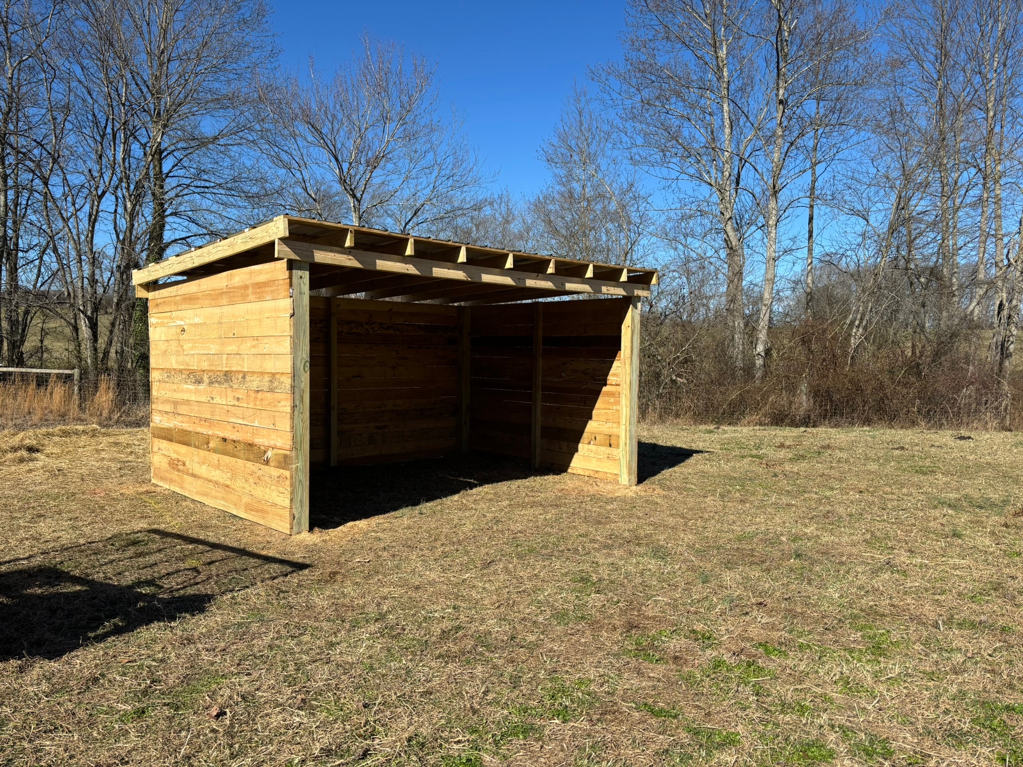 Ag Fence and Run-In Sheds